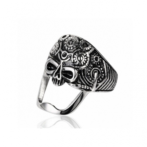 BC Jewelry Wholesale Stainless Steel 316L Skull Rings NO.#SJ10R018