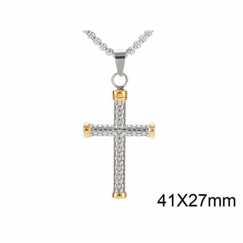 Wholesale Stainless Steel 316L Cross Pendant Without Chain NO.#SJ15P335