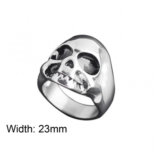 BC Jewelry Wholesale Stainless Steel 316L Skull Rings NO.#SJ10R038
