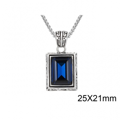 Wholesale Stainless Steel 316L CZ Pendant Without Chain NO.#SJ15P377