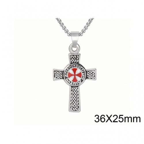 Wholesale Stainless Steel 316L Cross Pendant Without Chain NO.#SJ15P374