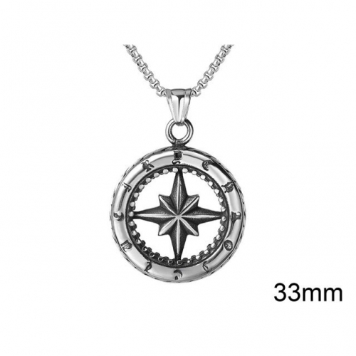 BC Wholesale Stainless Steel 316L Star Pendants Without Chain NO.#SJ15P407