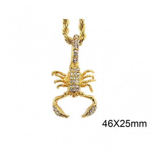Wholesale Stainless Steel 316L Animal Shape Pendant Without Chain NO.#SJ37P162