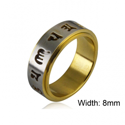 Wholesale Stainless Steel 316L Multifunction Rotatable Rings NO.#SJ33R052