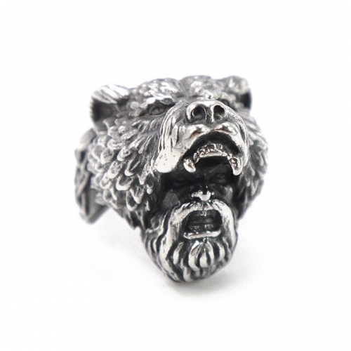 BC Wholesale Jewelry Stainless Steel 316L Animal Shape Rings NO.#SJ36R225