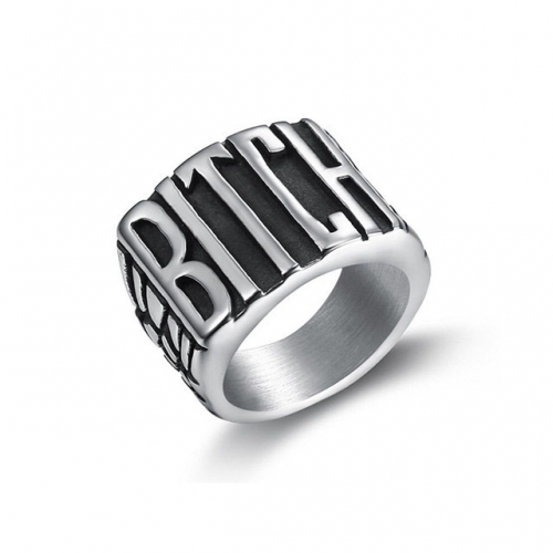 Wholesale Jewelry Stainless Steel 316L Font Rings NO.#SJ36R346