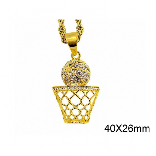 Wholesale Stainless Steel 316L Fashion Pendant Without Chain NO.#SJ37P134