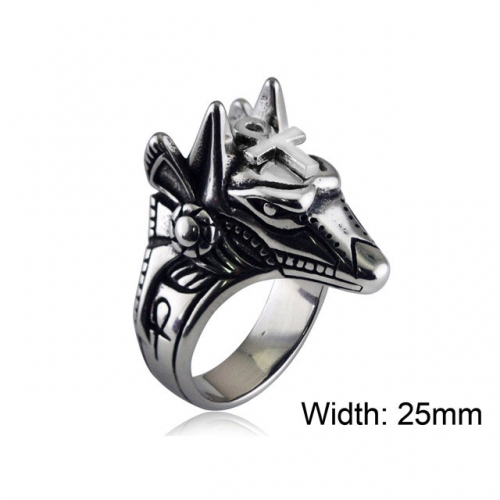 BC Wholesale Jewelry Stainless Steel 316L Animal Shape Rings NO.#SJ33R098