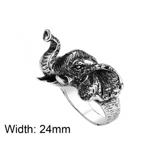 BC Wholesale Jewelry Stainless Steel 316L Animal Shape Rings NO.#SJ15R482