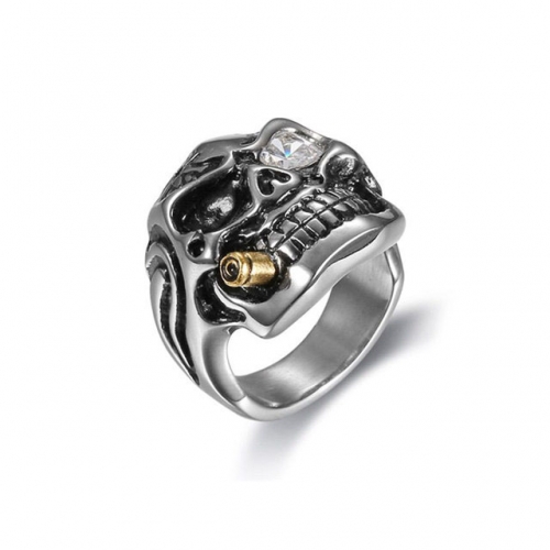BC Jewelry Wholesale Stainless Steel 316L Skull Rings NO.#SJ36R319