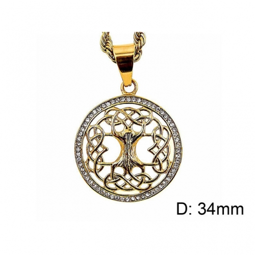 BC Jewelry Wholesale Stainless Steel 316L CZ Pendant Without Chain NO.#SJ37P106