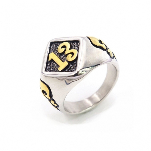 Wholesale Jewelry Stainless Steel 316L Font Rings NO.#SJ36R344