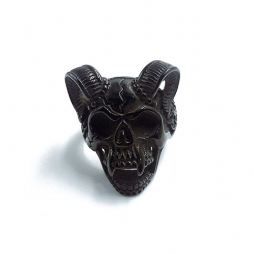 BC Jewelry Wholesale Stainless Steel 316L Skull Rings NO.#SJ36R315