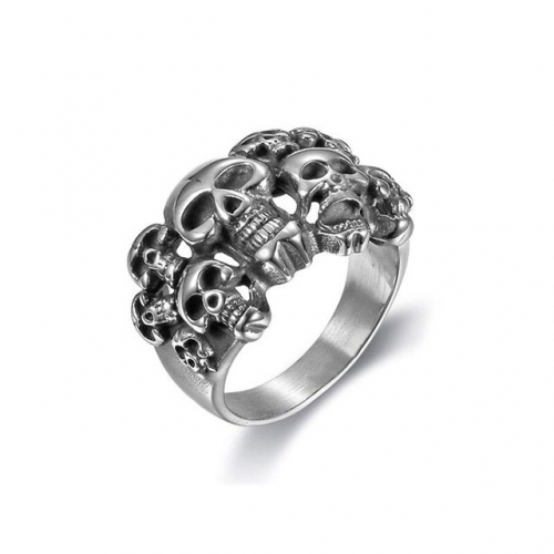 BC Jewelry Wholesale Stainless Steel 316L Skull Rings NO.#SJ36R260