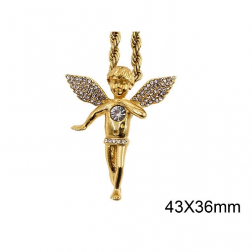 Wholesale Stainless Steel 316L Religion Pendant Without Chain NO.#SJ37P043