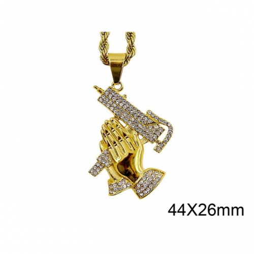 Wholesale Stainless Steel 316L Fashion Pendant Without Chain NO.#SJ37P103