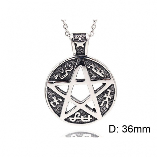 BC Wholesale Stainless Steel 316L Star Pendants Without Chain NO.#SJ17P001