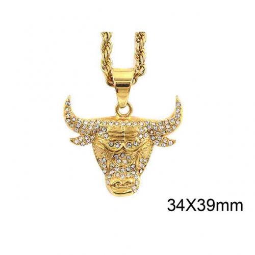 Wholesale Stainless Steel 316L Animal Shape Pendant Without Chain NO.#SJ37P016