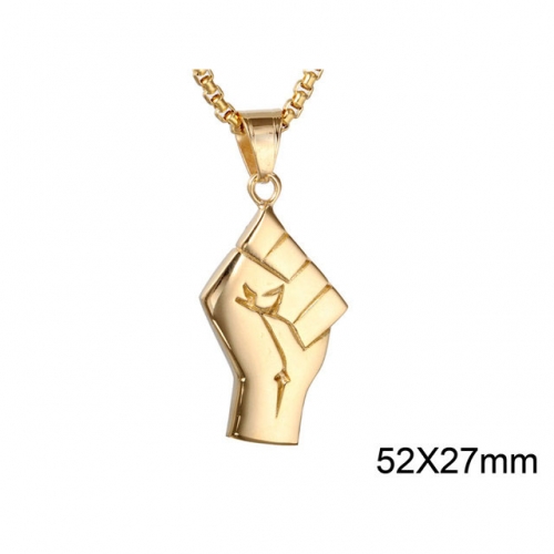 BC Jewelry Wholesale Stainless Steel 316L CZ Pendant Without Chain NO.#SJ37P189