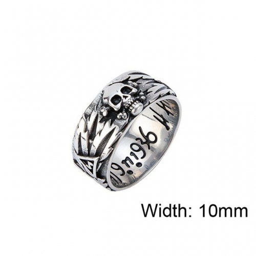 BC Jewelry Wholesale Stainless Steel 316L Skull Rings NO.#SJ15R336
