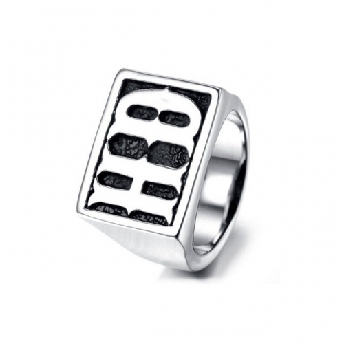 Wholesale Jewelry Stainless Steel 316L Font Rings NO.#SJ36R284