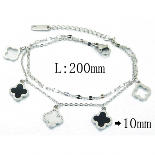 BaiChuan Wholesale Stainless Steel & Shell Bracelets NO.#BC47B0019PE