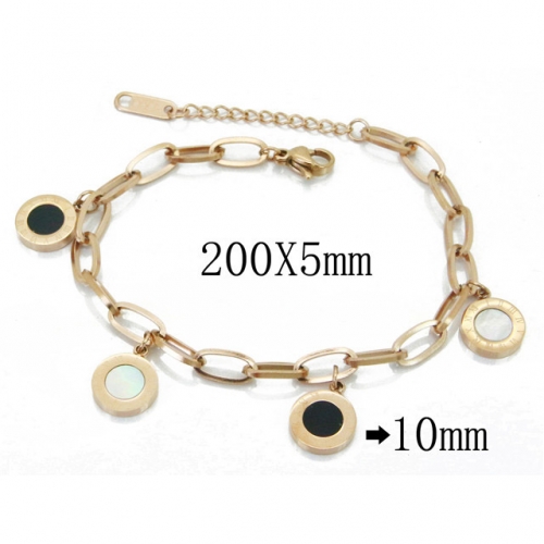 BaiChuan Wholesale Stainless Steel & Shell Bracelets NO.#BC47B0006HEE