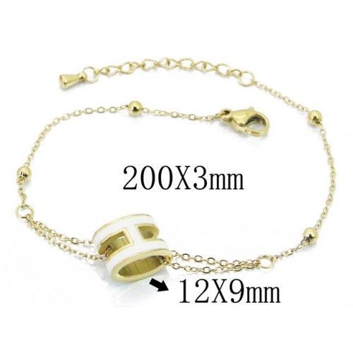 Wholesale Stainless Steel 316L Popular Bracelet NO.#BC47B0071OY