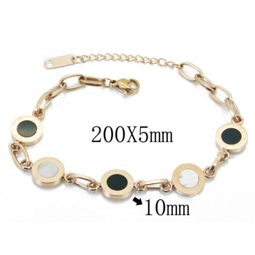 BaiChuan Wholesale Stainless Steel & Shell Bracelets NO.#BC47B0003HHE