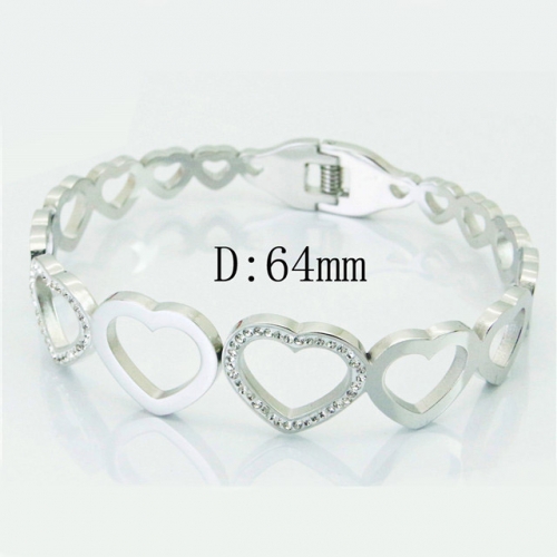 BC Wholesale Jewelry Stainless Steel 316L Love Bangle NO.#BC19B0360HMR