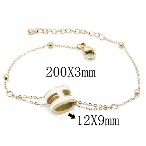 Wholesale Stainless Steel 316L Popular Bracelet NO.#BC47B0072OW