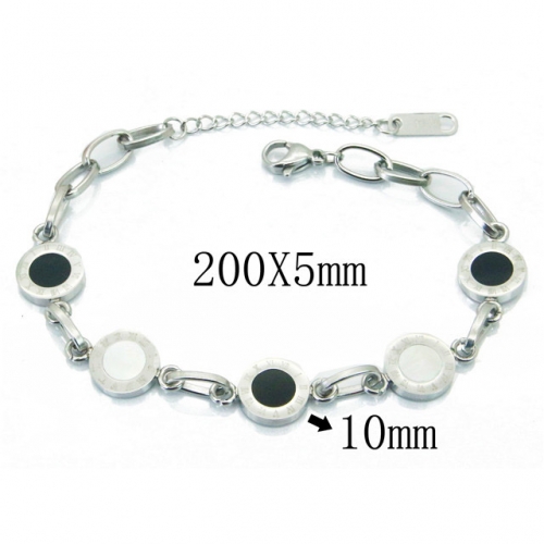 BaiChuan Wholesale Stainless Steel & Shell Bracelets NO.#BC47B0001HWW
