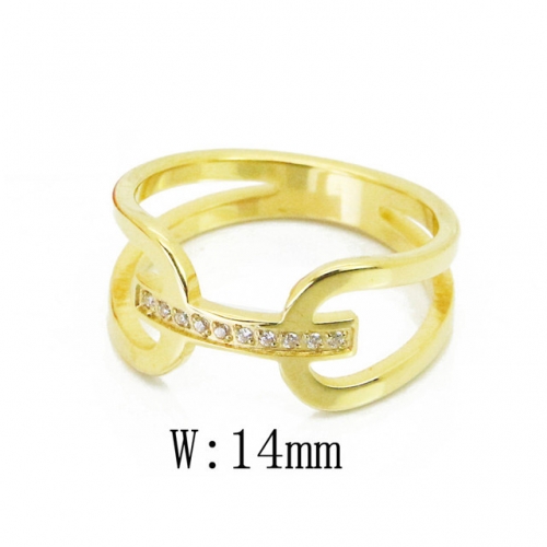 Wholesale Stainless Steel 316L Jewelry Hollow Rings NO.#BC19R0672HIS
