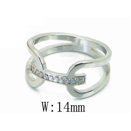 Wholesale Stainless Steel 316L Jewelry Hollow Rings NO.#BC19R0671HHE