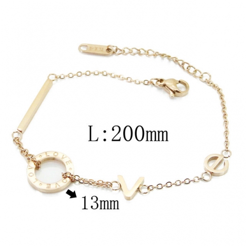 Wholesale Stainless Steel 316L Popular Bracelet NO.#BC47B0121OL