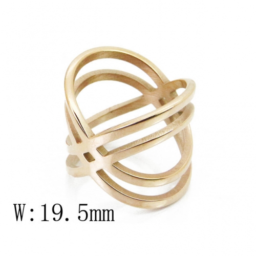 Wholesale Stainless Steel 316L Jewelry Hollow Rings NO.#BC19R0636HHA