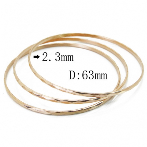 Wholesale 316L Stainless Steel Bangles Sets NO.#BC19B0409HOE