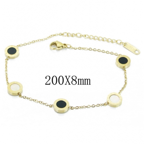 BaiChuan Wholesale Stainless Steel & Shell Bracelets NO.#BC47B0106PE