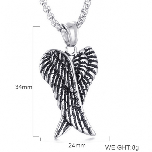 BC Wholesale Stainless Steel 316L Jewelry Feather Pendants Without Chain NO.#SJ6PS243810