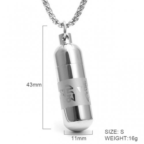 BC Jewelry Wholesale Stainless Steel 316L Box Pendant Without Chains NO.#SJ6PS233713