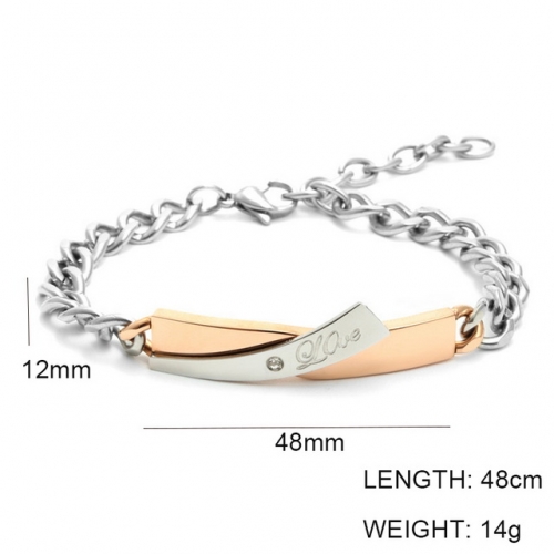 Wholesale Stainless Steel Jewelry ID Bracelets NO.#SJ6BRL215032