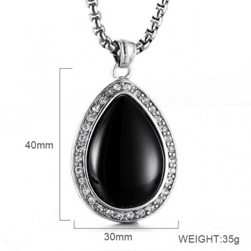 BC Jewelry Wholesale Stainless Steel 316L CZ Pendant Without Chain NO.#SJ6PB274002