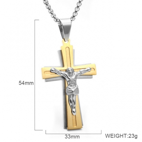 BC Wholesale Stainless Steel Jewelry Jesus Pendants Without Chain NO.#SJ6PG233703