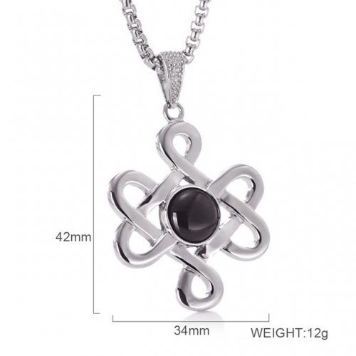 BC Jewelry Wholesale Stainless Steel 316L CZ Pendant Without Chain NO.#SJ6P212636