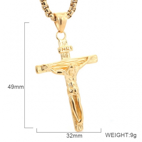 BC Wholesale Stainless Steel Jewelry Jesus Pendants Without Chain NO.#SJ6PG231932