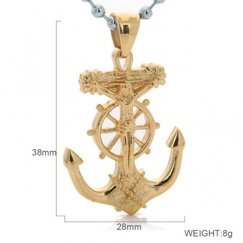 BC Jewelry Wholesale Stainless Steel 316L Anchor Pendant Without Chain NO.#SJ6PG231469