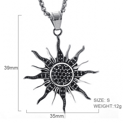 BC Jewelry Wholesale Stainless Steel 316L CZ Pendant Without Chain NO.#SJ6PS212667