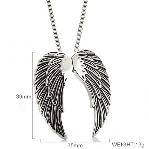 BC Wholesale Stainless Steel 316L Jewelry Feather Pendants Without Chain NO.#SJ6P213208