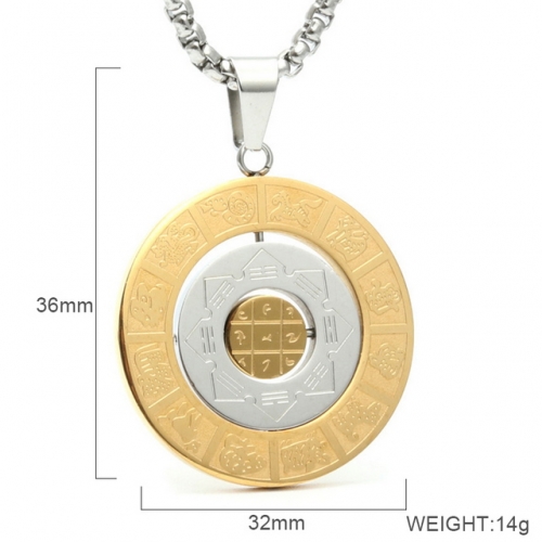 BC Wholesale Stainless Steel 316L Scripture Series Pendants Without Chain NO.#SJ6PG233737