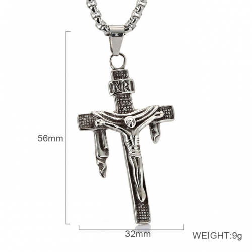 BC Wholesale Stainless Steel Jewelry Jesus Pendants Without Chain NO.#SJ6P212898